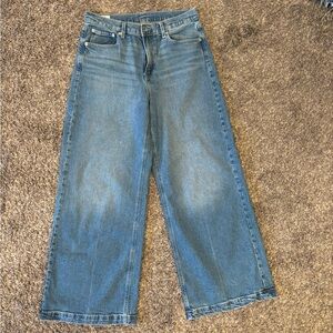 GAP Blue Flare Wide-Leg Jeans